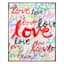 Love Framed Canvas Wall Art, 23x29