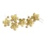 Providence Gold Flowers Metal Wall Decor, 46x18