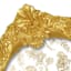 Providence Ornate Gold Tabletop Picture Frame, 4"