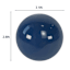 Providence Navy Ceramic Sphere, 3"