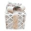 Pre-Lit Wicker Gift Box, 10"