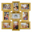 9-Opening Gold Collage Wall Frame, 20.7"
