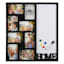 8-Opening White Board Collage Picture Frame, 18x21