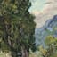 Framed Cypress Tree Wall Art, 8x10