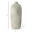 Neutral Ceramic Vase, 11"