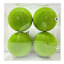 4-Count Dark Green Flocked Ornaments, 4"
