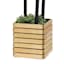 Ball Topiary in Wooden Vessel, 36"
