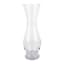 12In Round Base Hourglass Clear Glass Vase