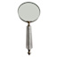 Silver & White Decorative Magnifying Glass, 9"