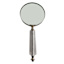 Silver & White Decorative Magnifying Glass, 9"