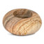 Crosby St. Brown Marble Round Tealight Candle Holder, 4"