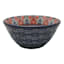 Found & Fable Navy & Coral Kaleidoscope Dip Bowl, 4.75"
