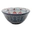 Found & Fable Blue Kaleidoscope Dip Bowl, 4.75"