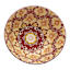 Found & Fable Burgundy & Yellow Kaleidoscope Cereal Bowl, 8"