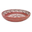 Found & Fable Coral Kaleidoscope Dinner Bowl, 8.2"