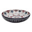 Found & Fable Blue Kaleidoscope Dinner Bowl, 8.2"
