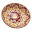 Found & Fable Burgundy Kaleidoscope Dinner Bowl, 8.2"