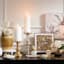 Providence White Mystic Birchwood Scented Pillar Candle, 4x8