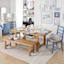 (B678) Ivory Cotton Jute Area Rug, 7x10