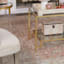 (B692) Grace Mitchell Claire Blush Medallion Area Rug, 8x10