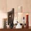 Crosby St Cement Wax LED Pillar Candle, 3x6