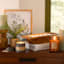 Honeybloom Farmhouse Mahogany Scented Wood Dough Bowl Candle, 30oz
