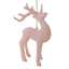 Pink Deer Ornament, 5"