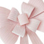 Pink Polyester Ribbon Bow Wall Decor, 16x25
