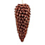 Pinecone Drop Ornament, 7.9"