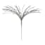 Silver Glass & Acrylic Beaded Pick, 26"