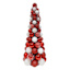 Gingerbread Lane Red & White Ornament Tree, 19"