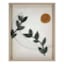 Soul Searcher Glass Framed Peaking Moon Print Wall Art, 16x20
