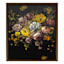 Glass Framed Golden Noir Bouquet Print Wall Art, 23x29