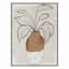 Soul Searcher Framed Sketch Botanical Canvas Wall Art, 18x24