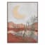Soul Searcher Framed Moon Landscape Canvas Wall Art, 18x24