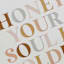 Soul Searcher Your Soul Canvas Wall Art, 16"