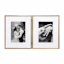 2-Openings Champagne Aluminum Photo Frame, 8x10