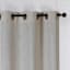 Natural Linen Blend Light Filtering Grommet Curtain Panel, 84"