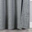 Grey Textured Jacquard Light Filtering Grommet Curtain Panel, 95"