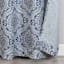 Blue Medallion Light Filtering Grommet Curtain Panel, 84"