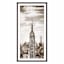 Glass Framed Cityscape Print Wall Art, 25x49