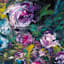 Framed Dark Floral I Canvas Wall Art, 25x31