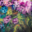 Framed Dark Floral II Canvas Wall Art, 38x26