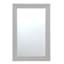 Light Grey Ripple Mirror, 24x36