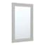 Light Grey Ripple Mirror, 24x36