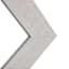 Light Grey Ripple Leaner Mirror, 24x58