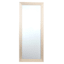 Metallic Basket Weave Leaner Mirror, 24x58