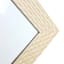 Metallic Basket Weave Leaner Mirror, 24x58