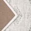Charlotte Ivory & Blue Tahari Center Medallion Accent Rug, 24x44