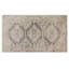 Charlotte Ivory & Blue Tahari Medallions Accent Rug, 24x44